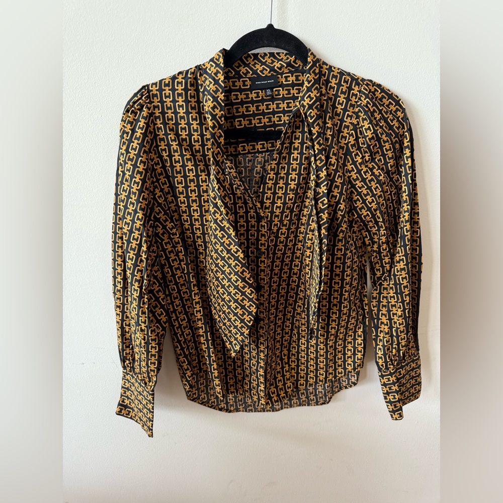 WHO WHAT WEAR BLOUSE